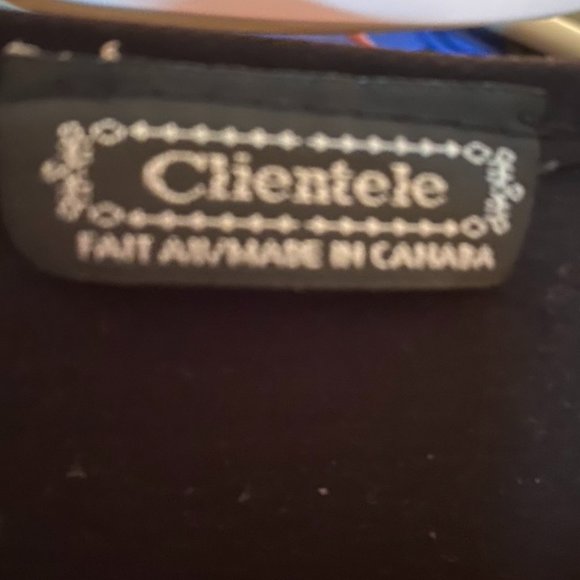 Blouse, Tank, Blue & Black, Soft - Picture 5 of 5